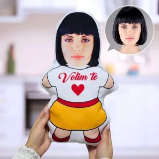 Ženski Mini Me jastuk BearBox – personalizovani poklon za nju