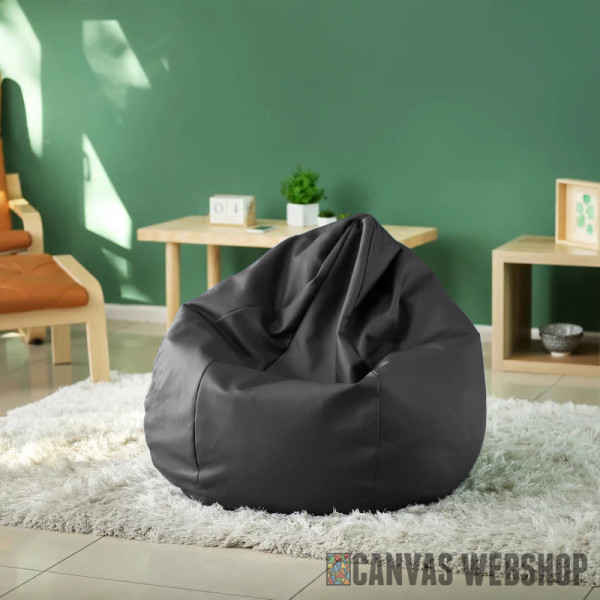 Klasičan LazyBag Soteks – crni udobni jastuk za sedenje