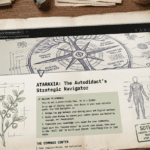 notion template dashboard with strategic navigation system, combining analog planning and digital focus for long-term clarity and productivity
