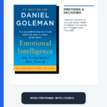 Emotional Intelligence book by Daniel Goleman for financial mindset and decision making
