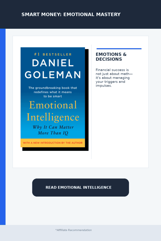 Emotional Intelligence book by Daniel Goleman for financial mindset and decision making